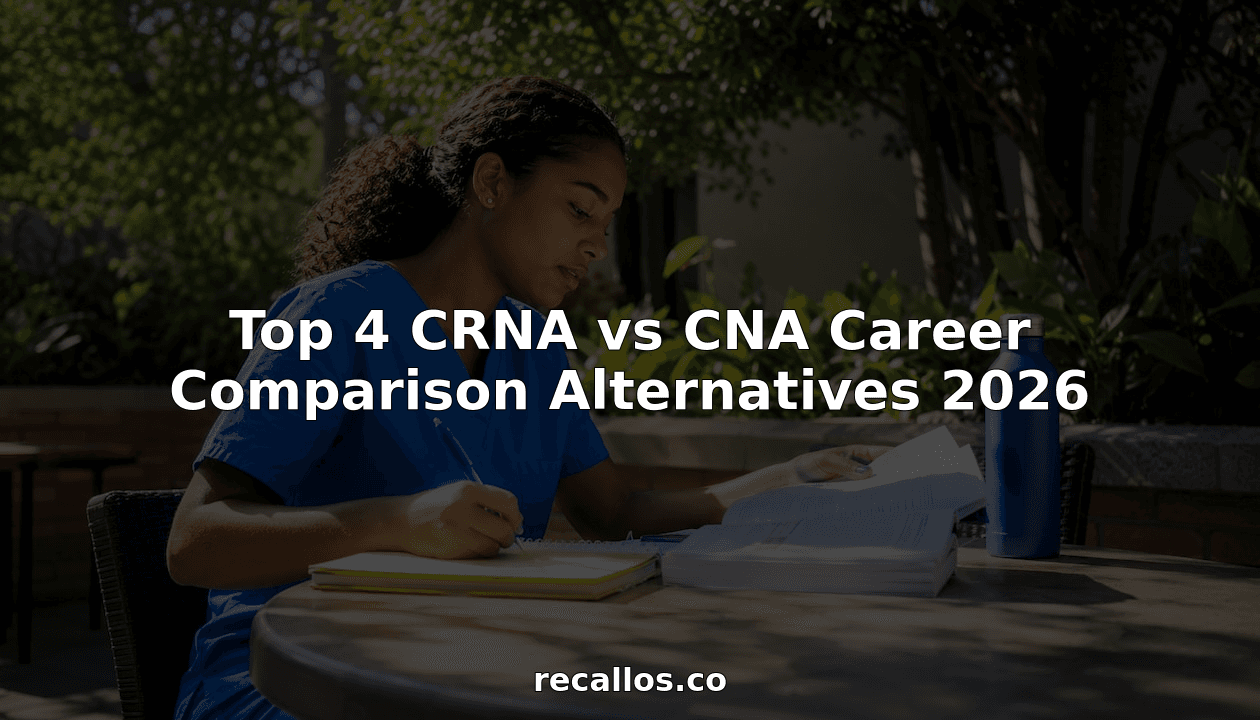 Top 4 CRNA vs CNA Career Comparison Alternatives 2026